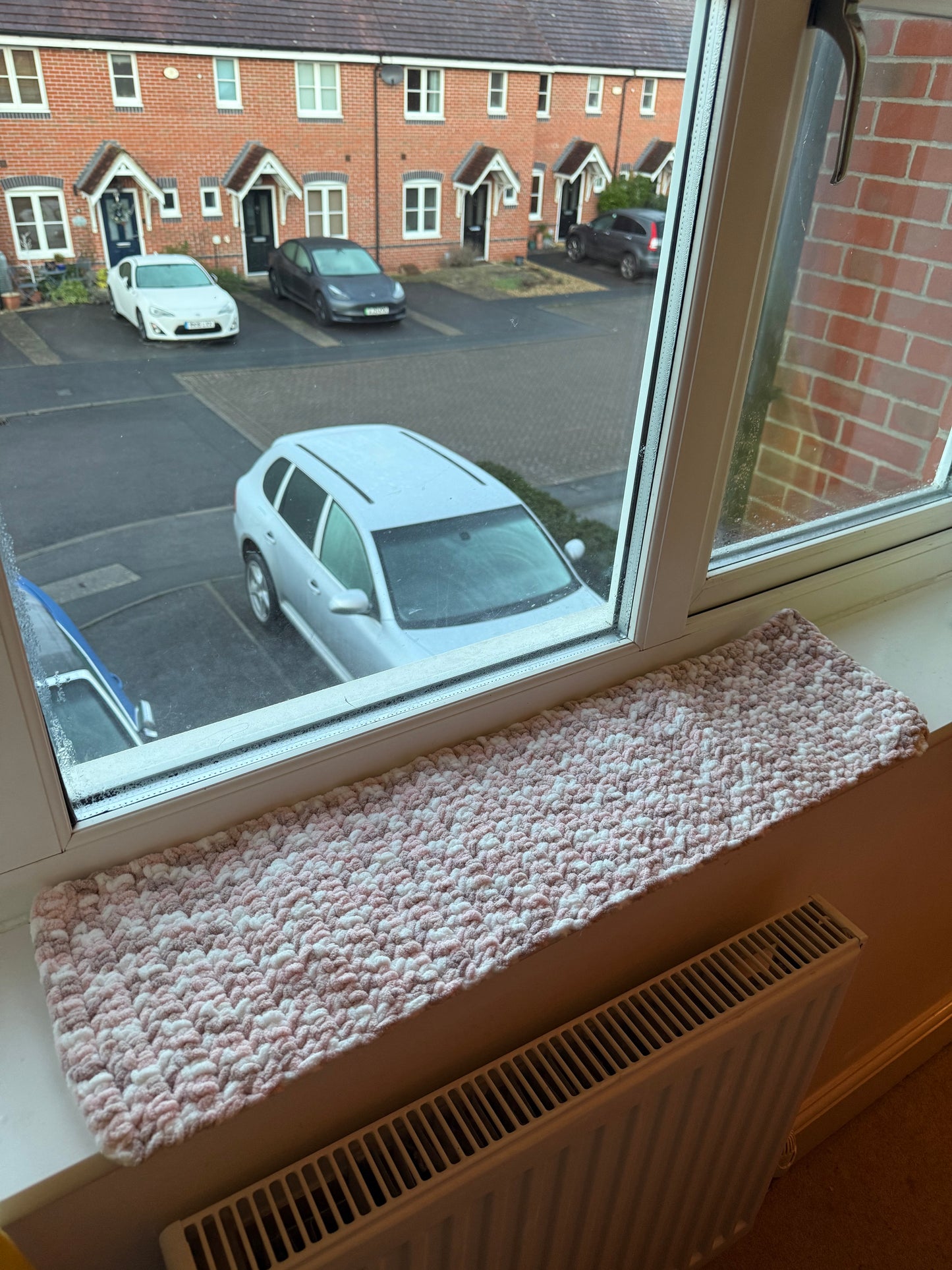 Crochet Cat Window Mat
