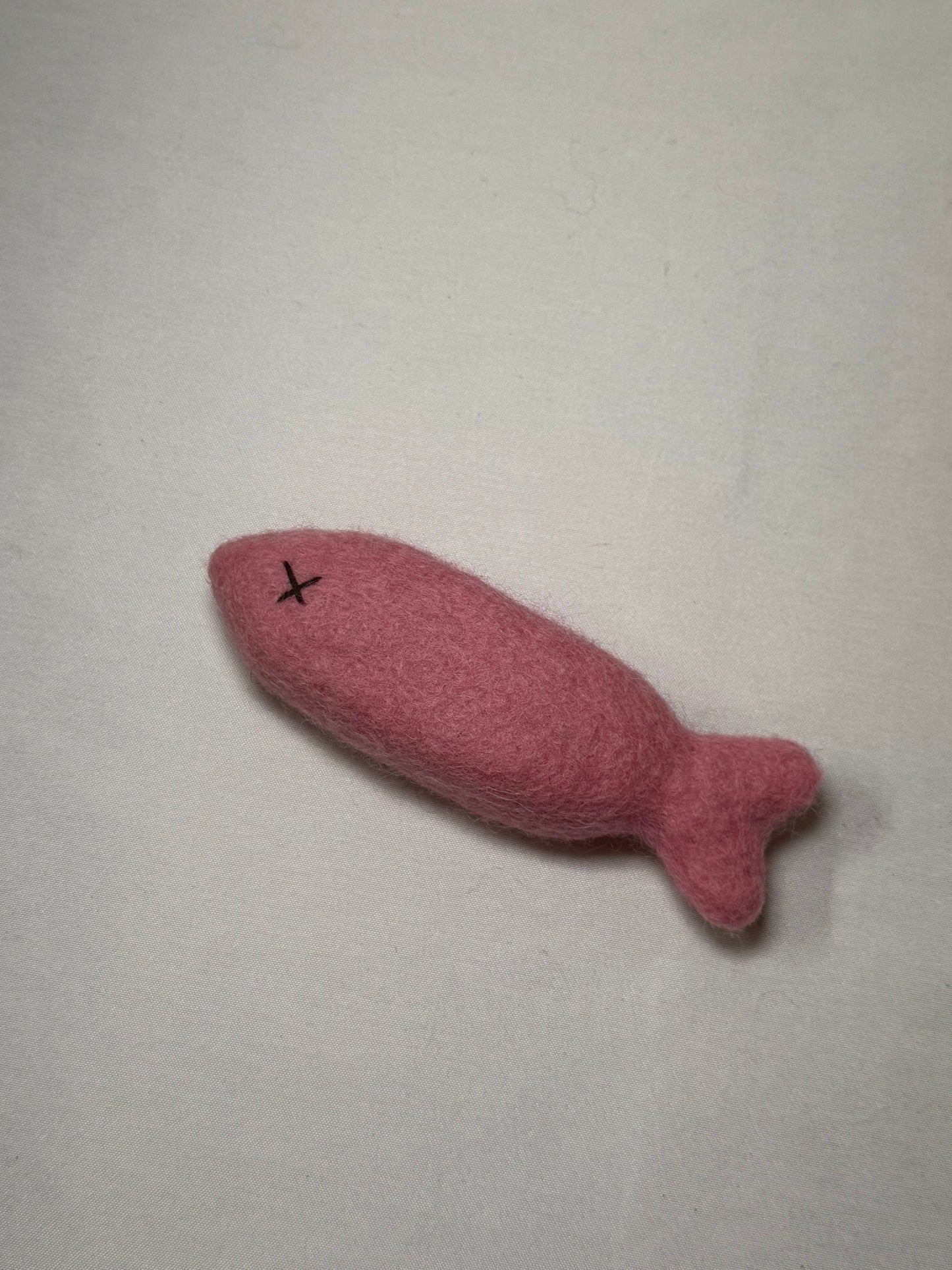 Felt Silvervine Sardine Cat Toy