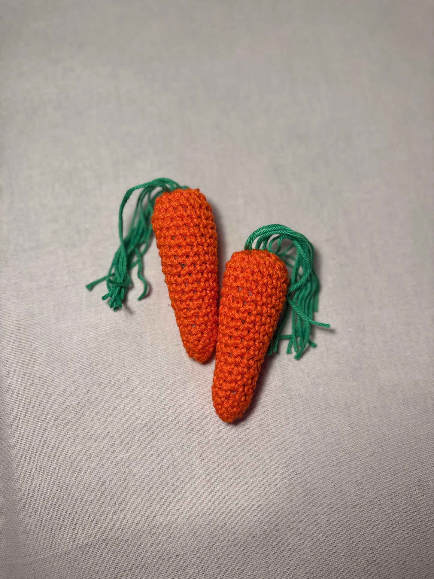 Catnip Carrot Crochet Cat Toy