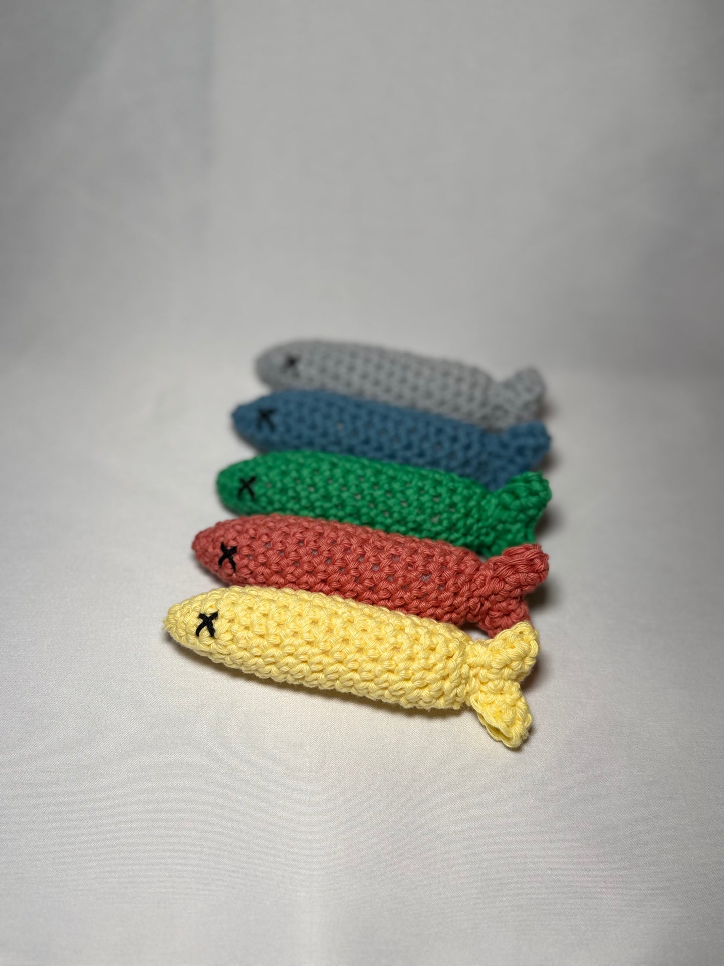 Silvervine Sardine Crochet Cat Toy