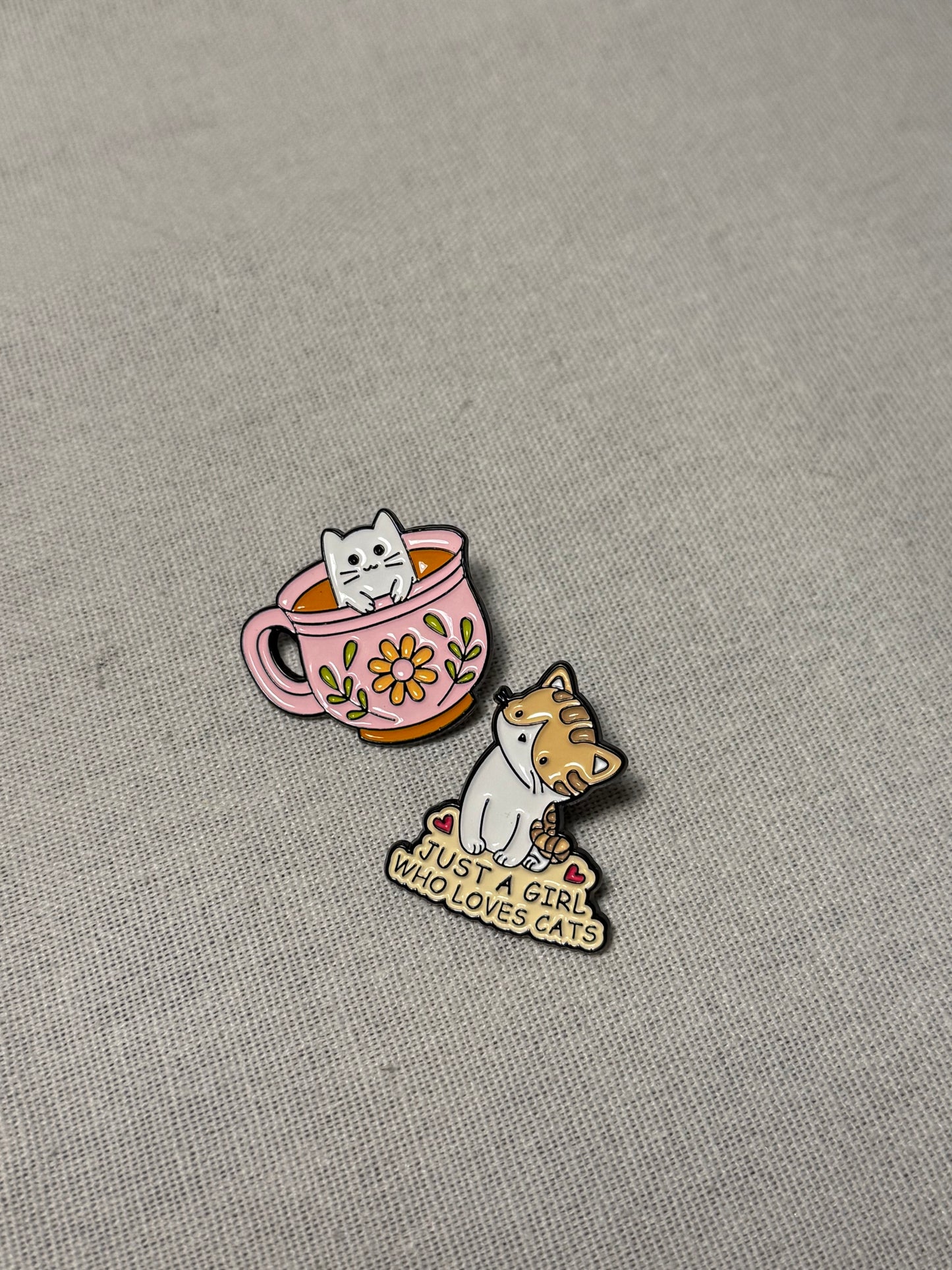 Cat Lover Pin Badges