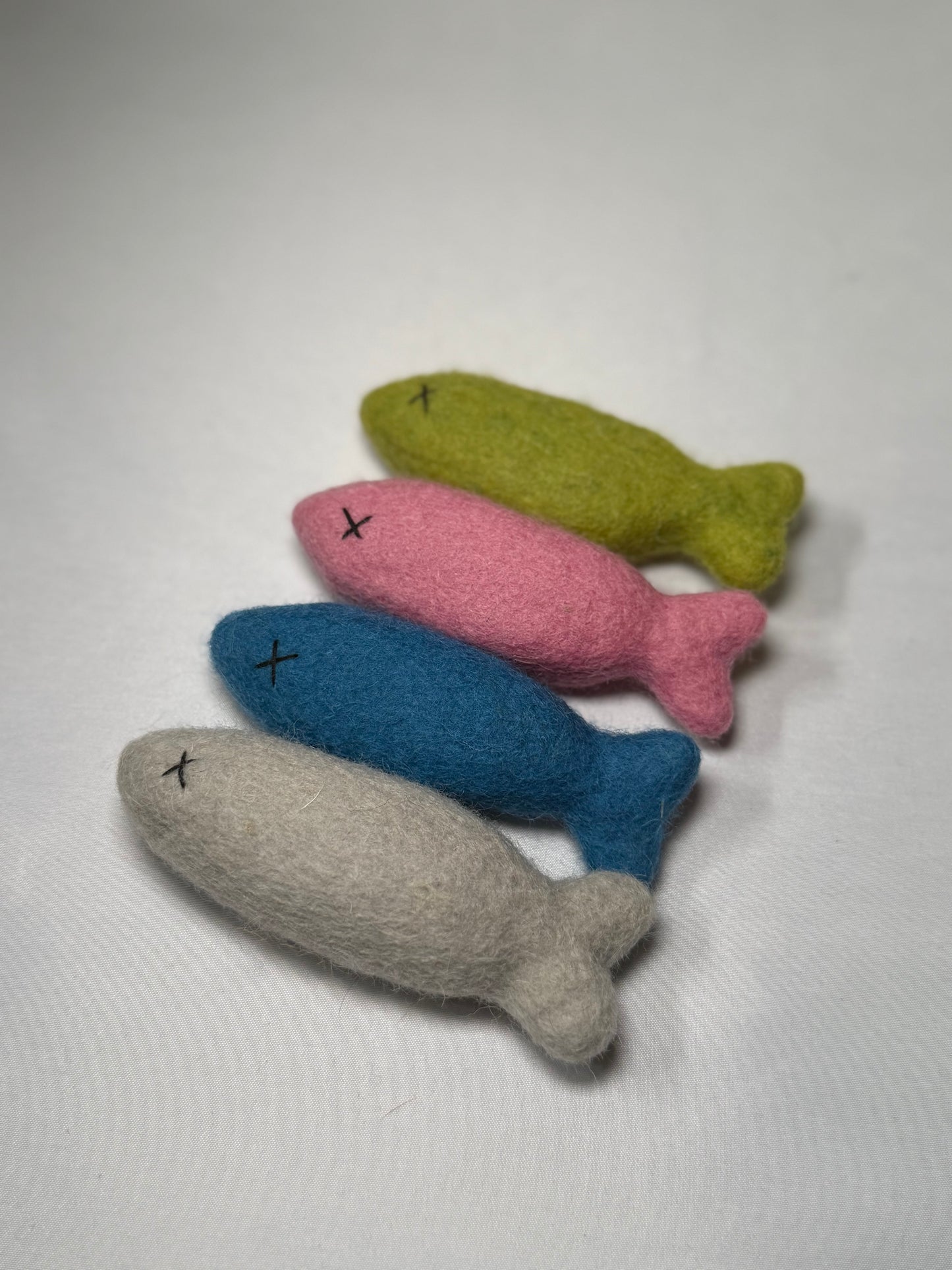 Felt Silvervine Sardine Cat Toy