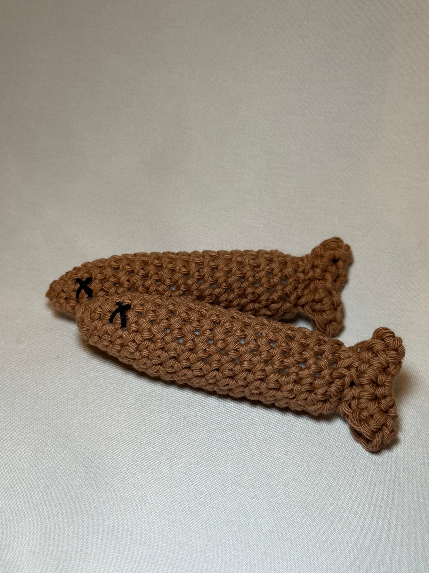 ‘Rotten Sardine’ Valerian Crochet Cat Toy