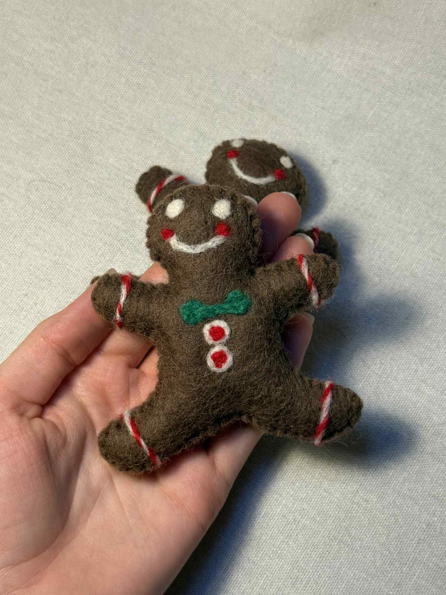 Felt Gingerbread Man with Silvervine