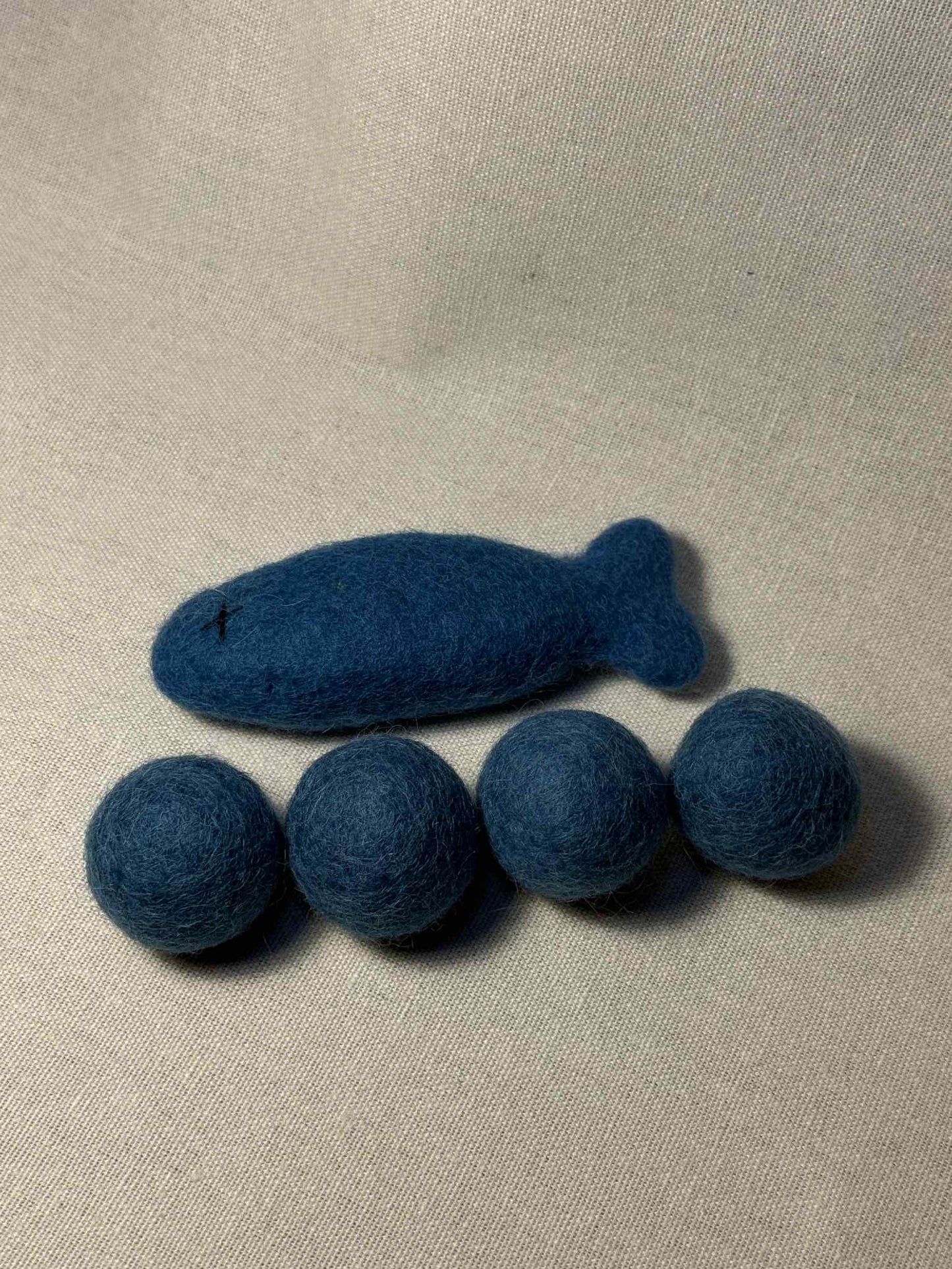 Felt Silvervine Sardine Cat Toy