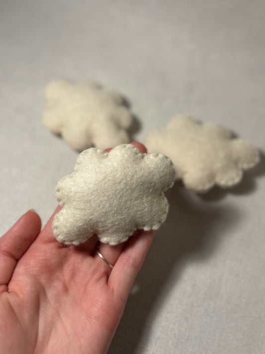 Cloud Felt Cat Toy with Silvervine