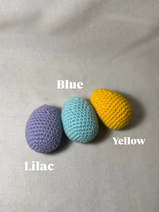 Crochet Eggs Cat Toy with Silvervine