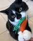 Catnip Carrot Crochet Cat Toy
