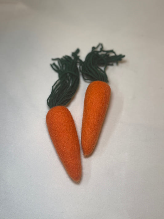 Felt Silvervine Carrot Cat Toy