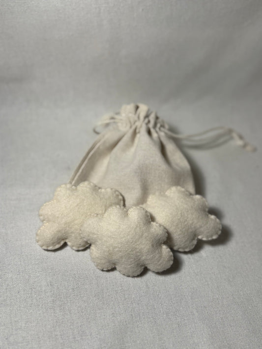 Cloud Felt Cat Toy with Silvervine