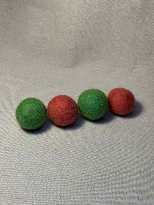 Festive Felt Balls with Silvervine
